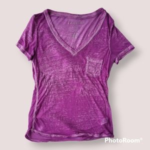 Aeropostale medium purple burnout t-shirt